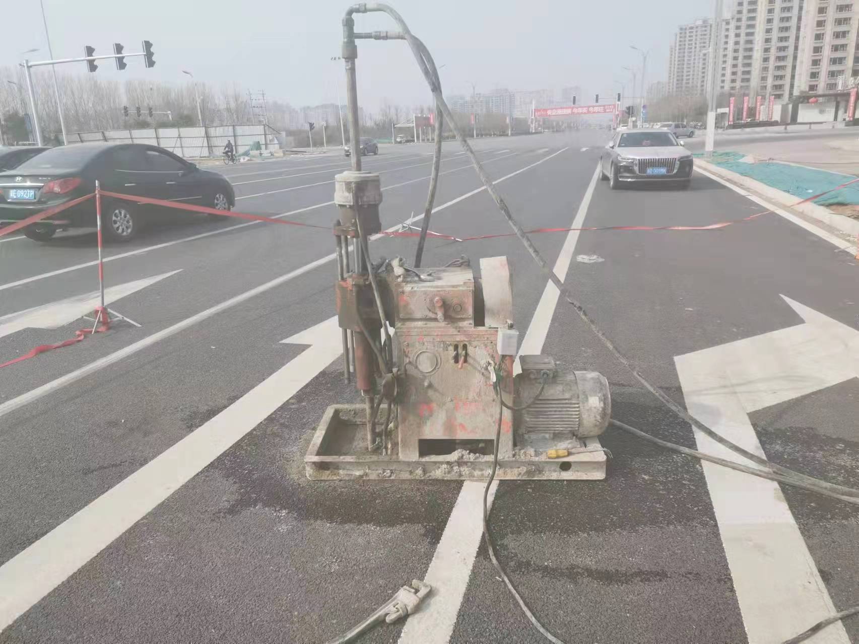 新城街道路基沉降注浆灌浆